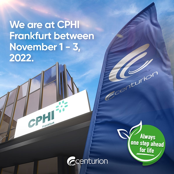 We are at CPHI Frankfurt between November 1-3, 2022